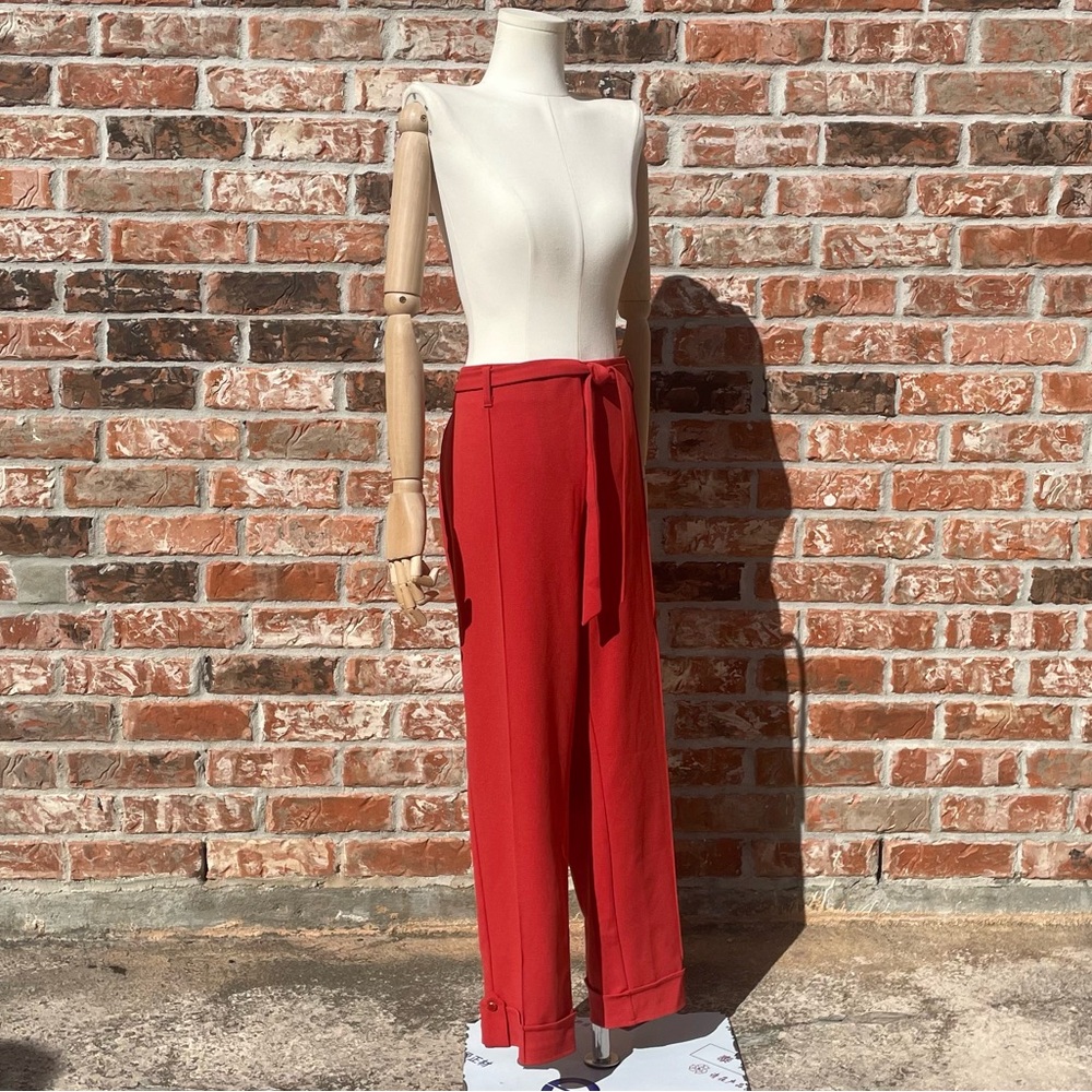 NYCC red pleated plus size dress pants / 16 / Excellent condition - Picture 8 of 13